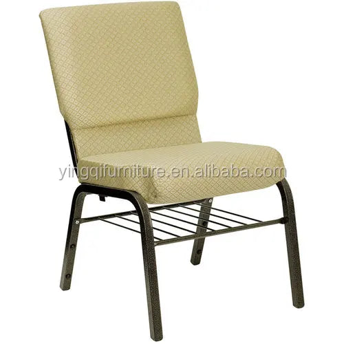 Wholesale Stacking Church Chair with Bookshelf-4
