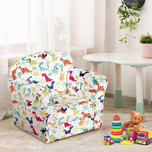 Household Toddler Furnishings Children Armrest Cute Lovely Single Sofa-2
