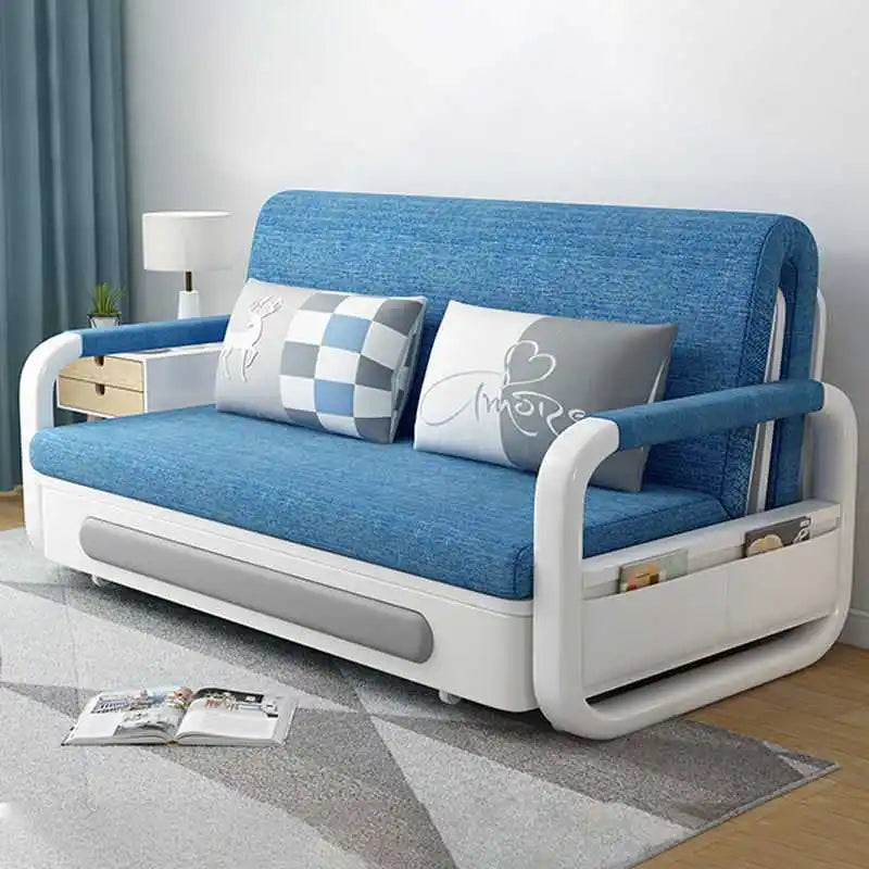 Factory New Design Small MOQ Folding Modern Luxury Sofa Wall Bed Living Room Sofas Sofa Cum Bed with Storage-8