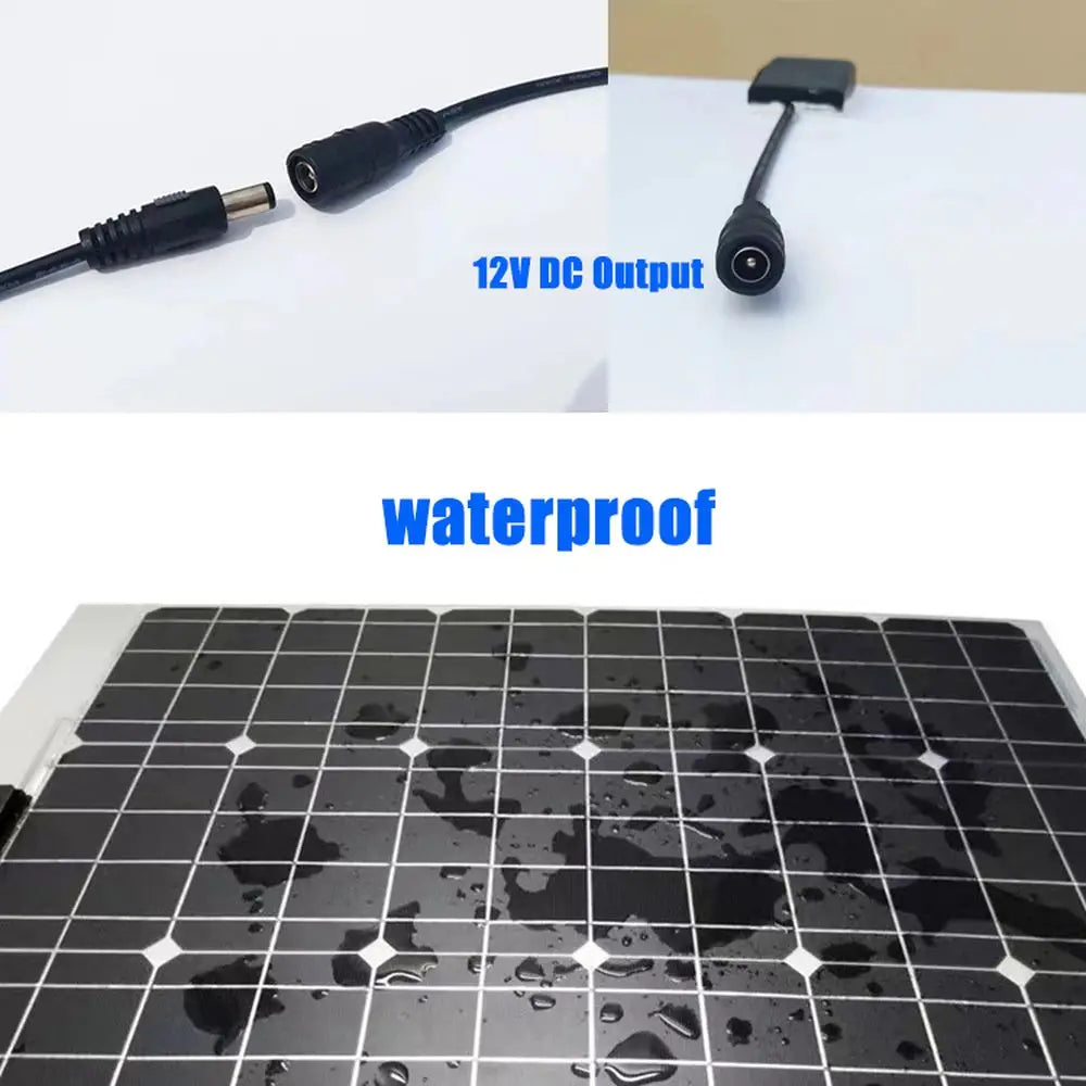 18V Solar Power Panels 18W Monocrystalline Silicon Solar Panel Economical Battery Cost for Car Use-3