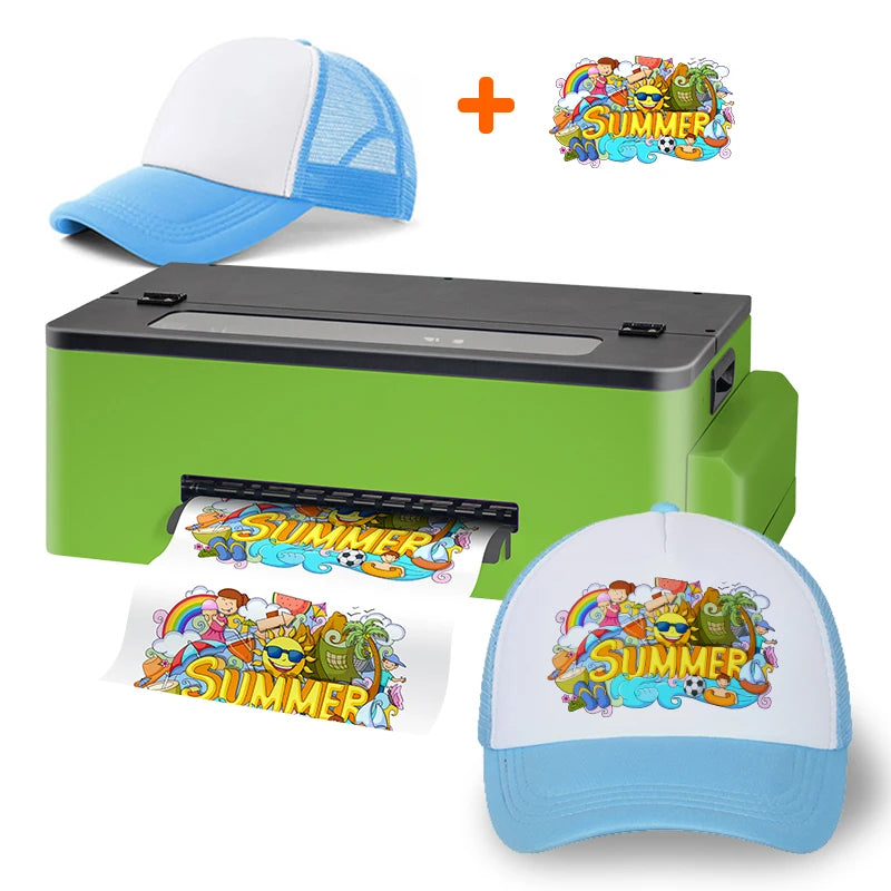 Roll to Roll Dtf Printer 30cm Width with Auto Powder Shaking and Drying Machine for A4 A3 Dtf Printing White Tonner Inkjet Print-0