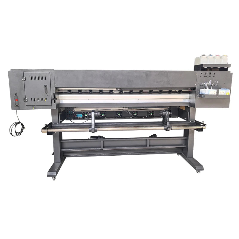 XP600 I3200 Vinyl Sticker Printer 1.6M 1.8M Eco Solvent Printer Price Wide Format Advertising Flex Printing Machine-1