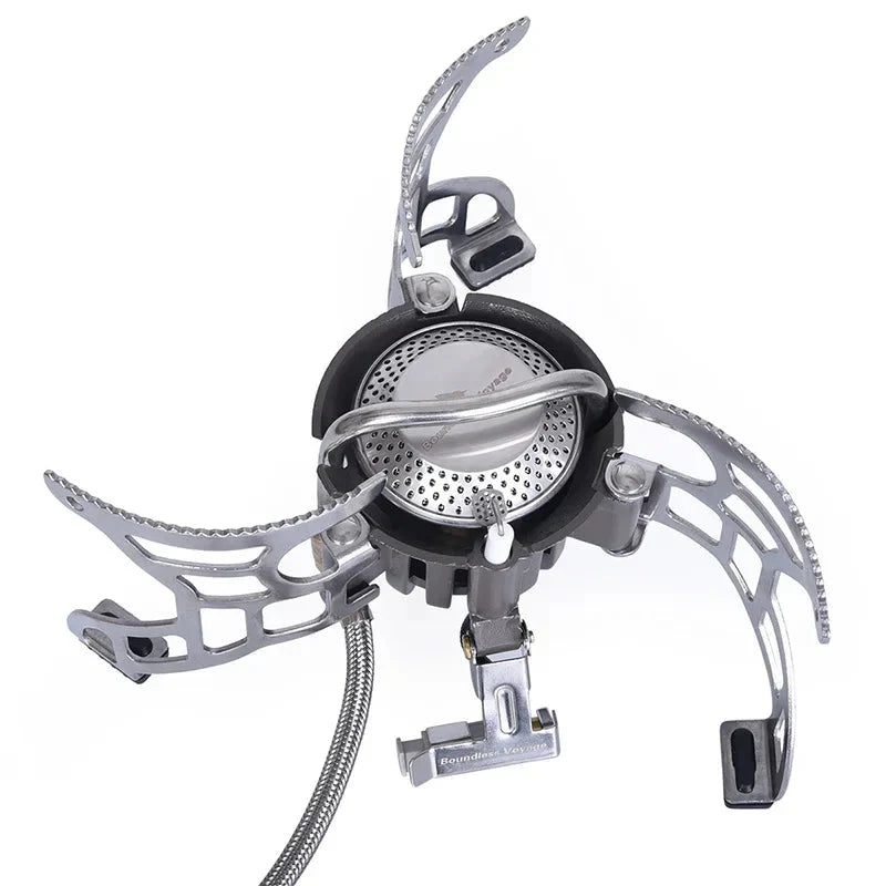 3500W Foldable Camp Gas Stove Silver-4