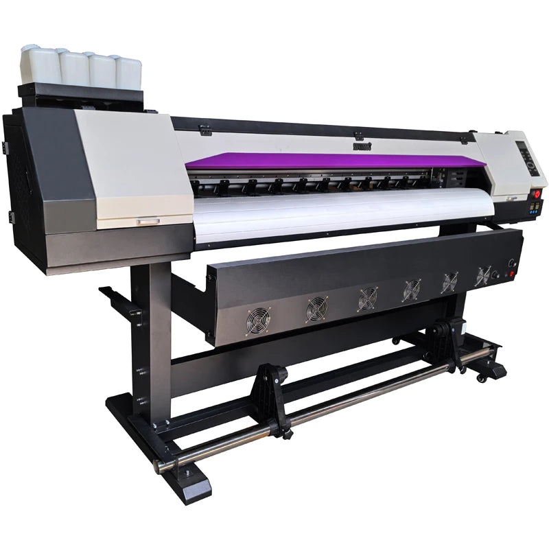 Wide Format Inkjet Uv Roll to Roll Printer Flex Banner Wall Paper Vinyl Sticker Eco Solvent Printer I3200 Xp600-4