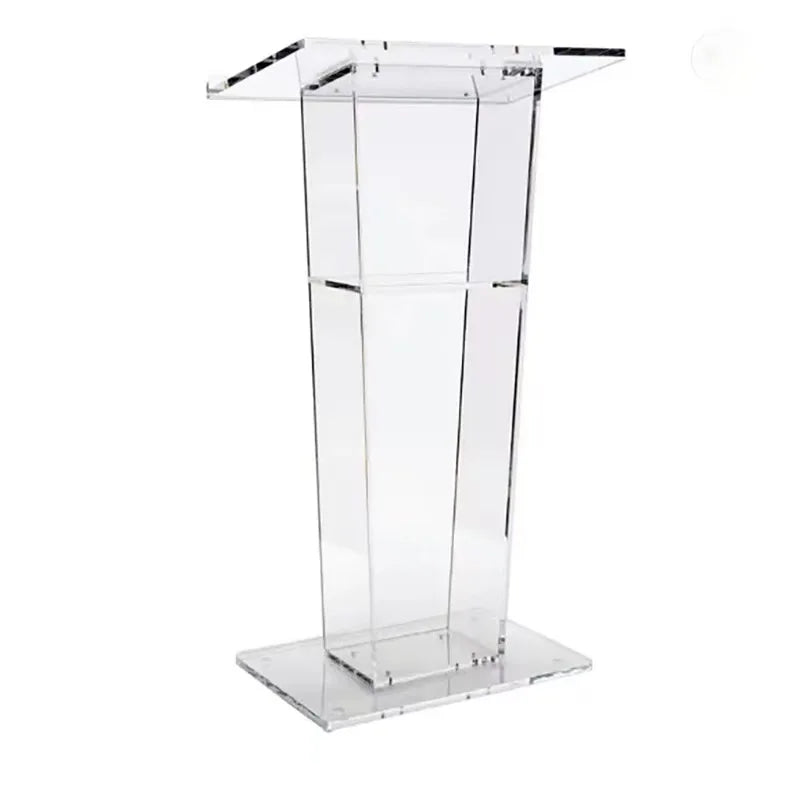Factory Price ModernDesign Other Commercial Furniture Church Transparent Acrylic Podium Pulpit Lectern-0
