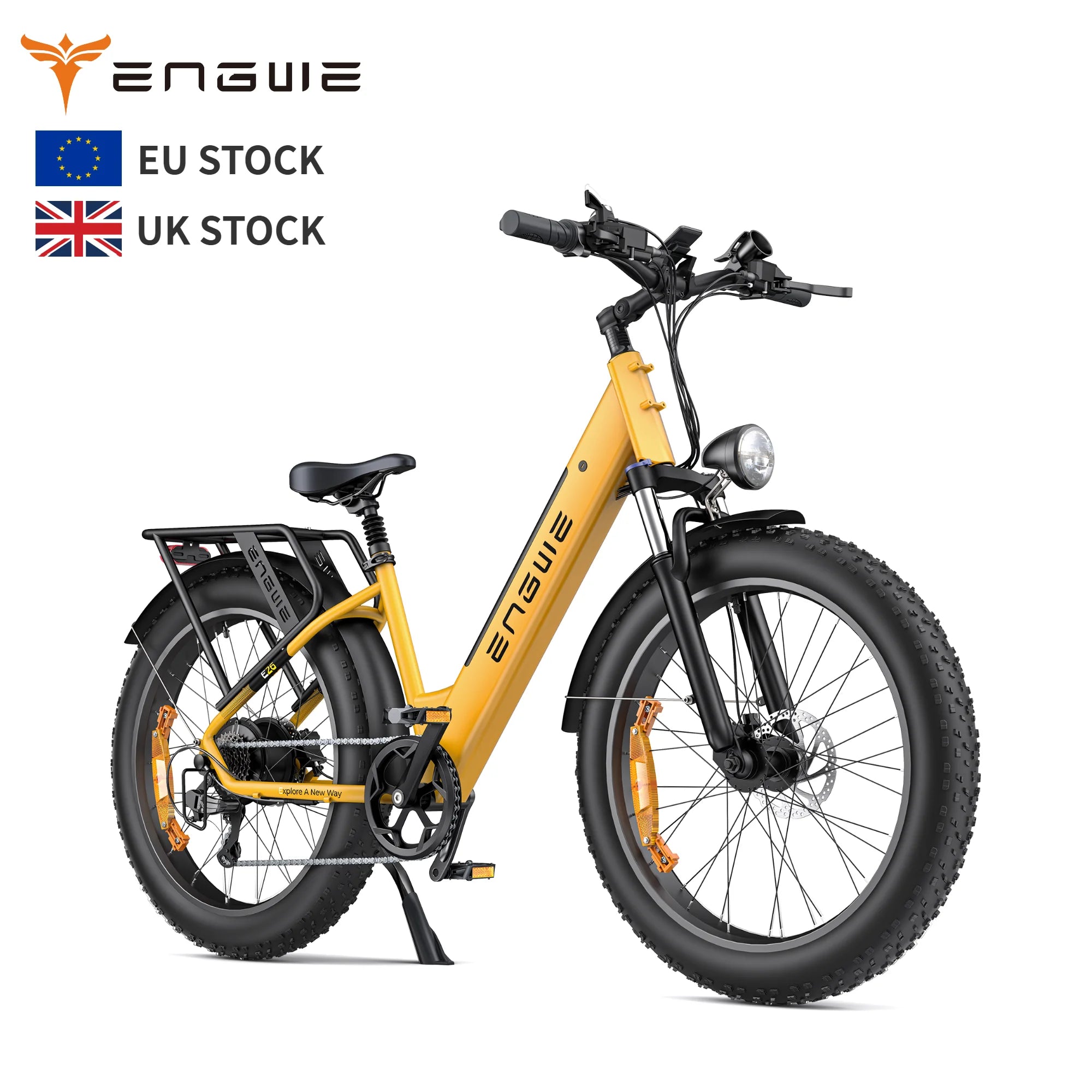 Drop Shipping ENGWE E26-ST-EU Oil Brake Fat Snow Tires 250w 140KM Famale Version New Electric Mountain Bike 26*4.0 Inch 48v16ah-6