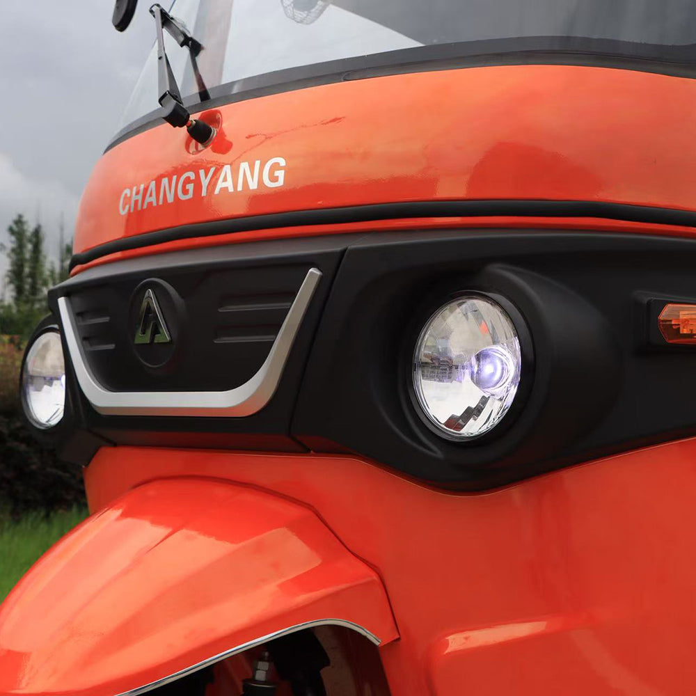 60V roof-covered electric passenger trike