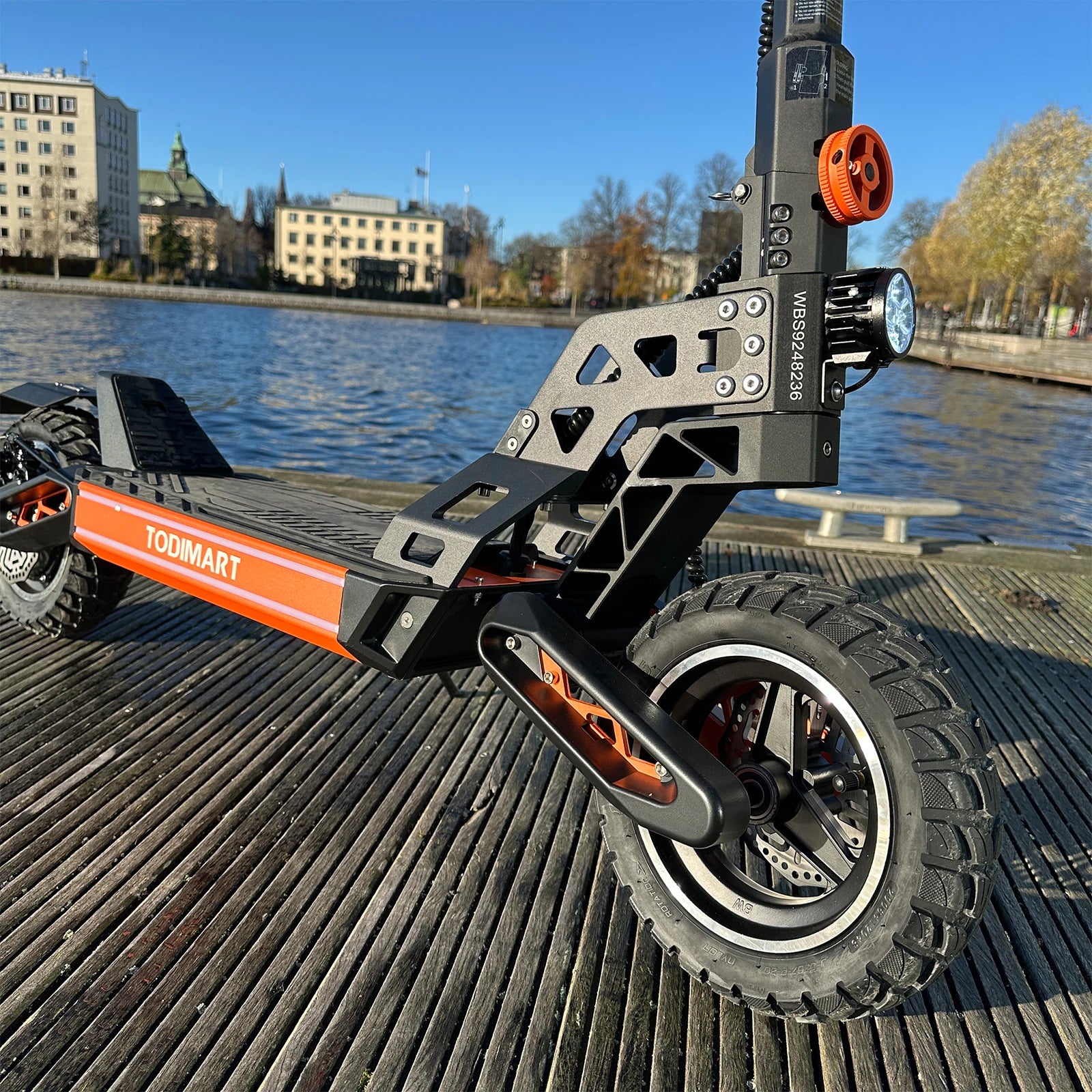 TODIMART New Design S9 1000W Motor 48V20.8Ah Battery Range 70-85KM Electric Kick Scooter-2