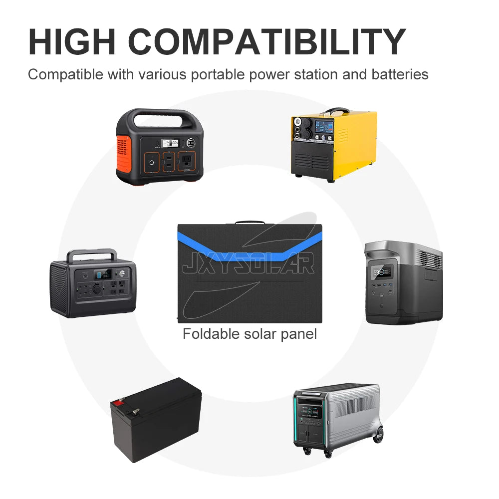 Free Worldwide Shipping 500 Watt 36 Volt Ultra-Portable Foldable Solar Panel Solar Blanket Portable Solar Panel Foldable OEM&ODM-5