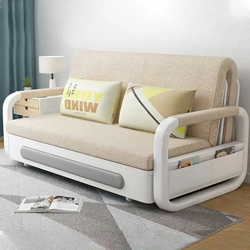 Factory New Design Small MOQ Folding Modern Luxury Sofa Wall Bed Living Room Sofas Sofa Cum Bed with Storage-1