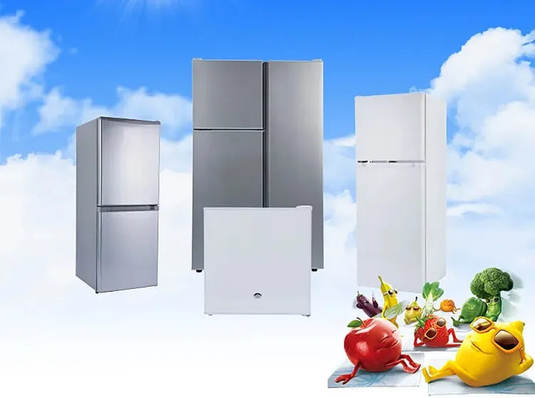 Single Double Door 12V 24V Solar Panel Energy Powered Freezer Refrigerator Fridge Solar Refrigerator Deep Freezer-5