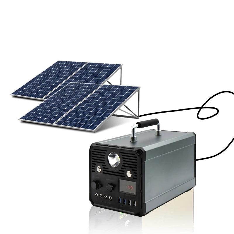 Multifunction 1000w 12v Portable Solar Generator Charging Mobile Power Supply Portable Power Station-0