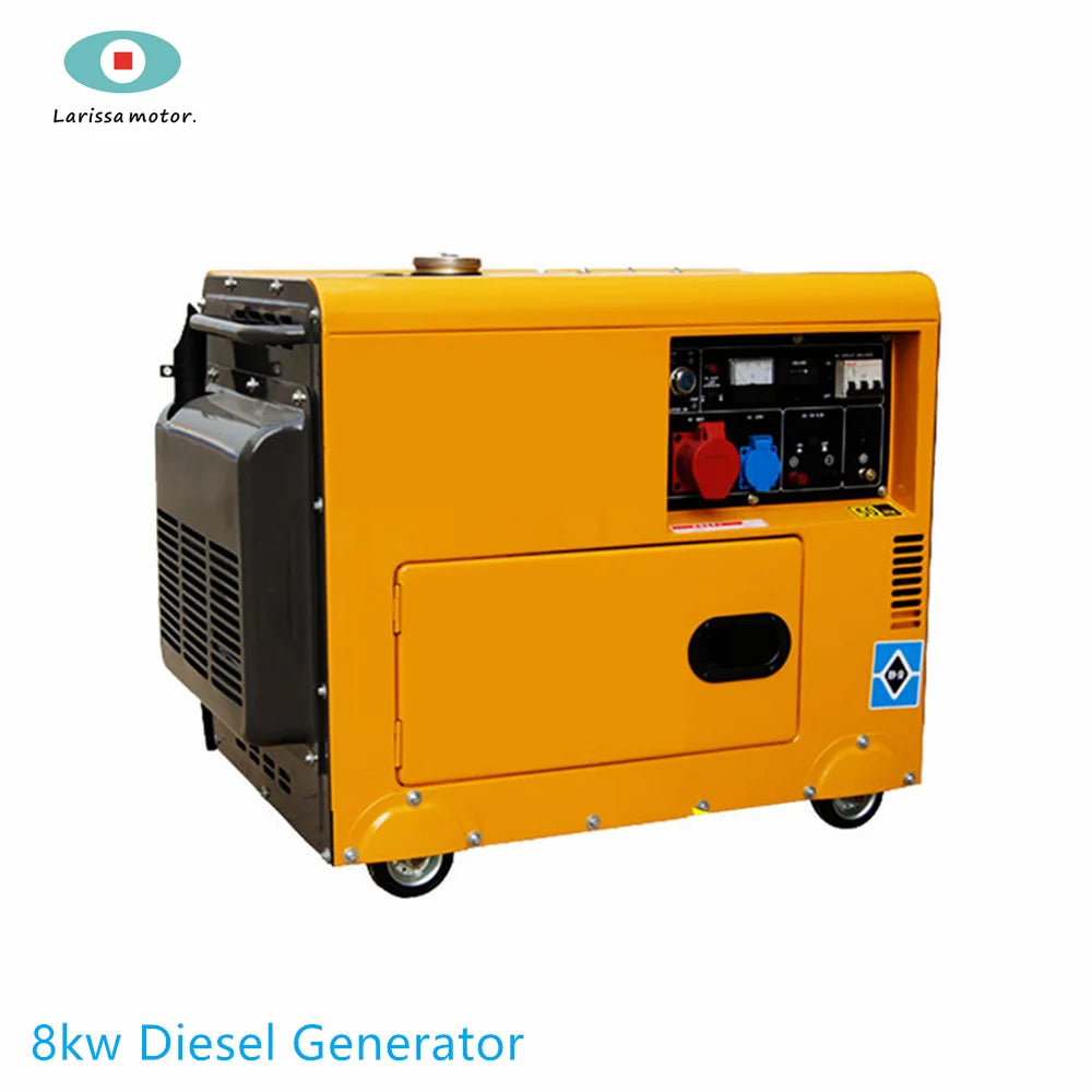 Factory 220/380V 5KVA 8KVA 10kva Silent diesel Generator 1/3 Phase diesel Home Generators-3