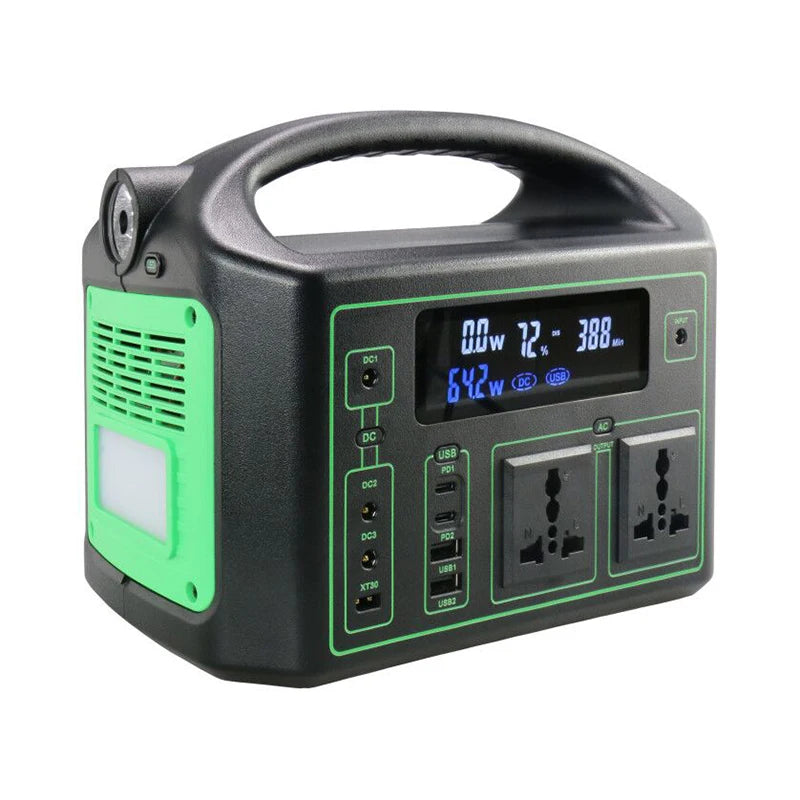 Consumer Electronics 10000mAh Solar Power Bank Station MPPT 100W Portable Ac Power Station 120V Ac Output for Laptop Tablet-0