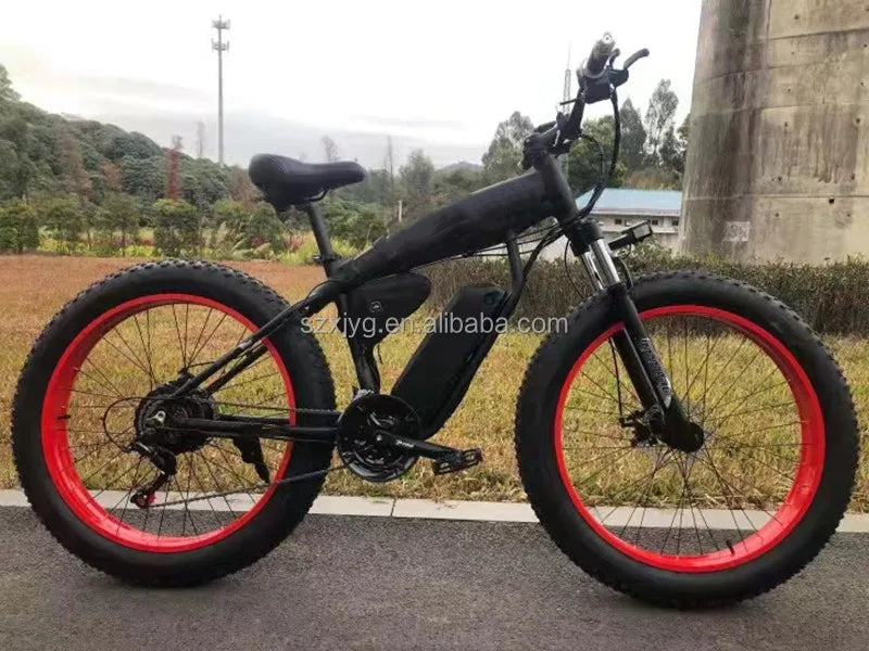 2022 New Arrival EU Warehouse Ebike Electric Bike 1000W 48V Motor Fat Tire Mountain Bike Beach Snow Bicycle for Men MTB Ebik-4