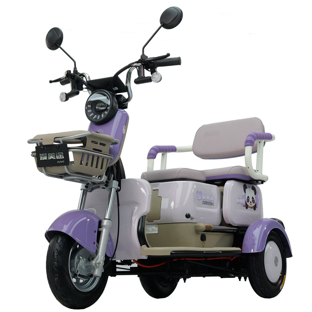 Dual seat high performance electric trike