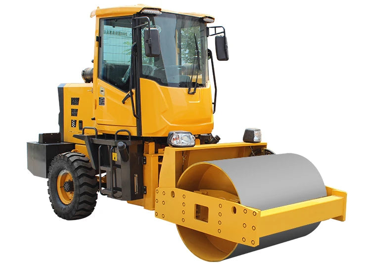 Small Size Ride on Diesel Double Drum 1 Ton Road Roller Machine Price-4