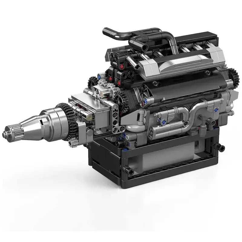 Motorised British Luxury V12 Engine 732pcs-1