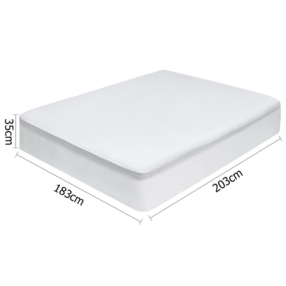 NNEDSZ Bedding King Size Waterproof Bamboo Mattress Protector-1