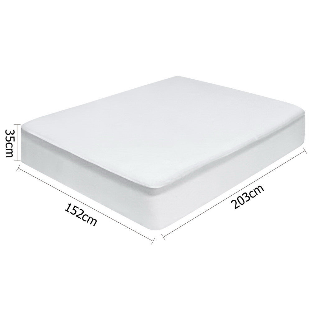 NNEDSZ Bedding Queen Size Waterproof Bamboo Mattress Protector-1