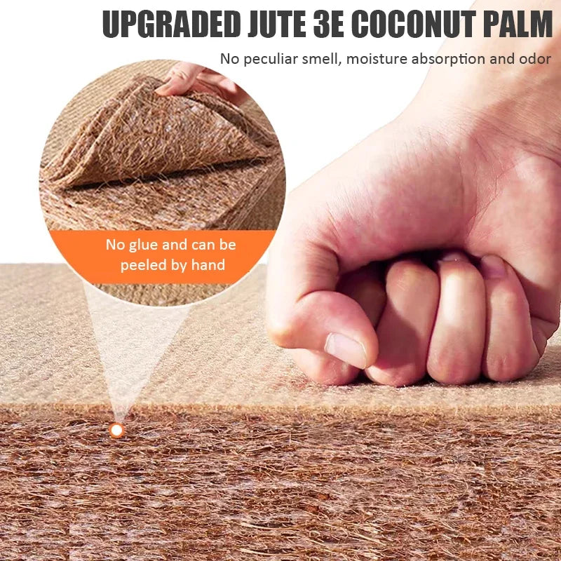 NNETM Foldable Mattress Coir Yoga & Meditation Pad-4