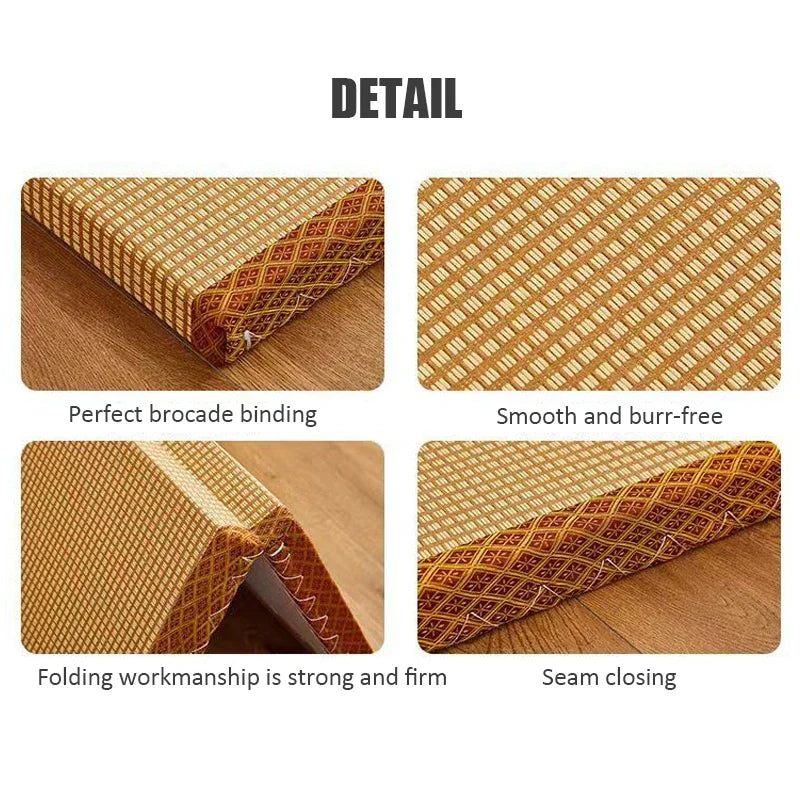 NNETM Foldable Mattress Coir Yoga & Meditation Pad-2