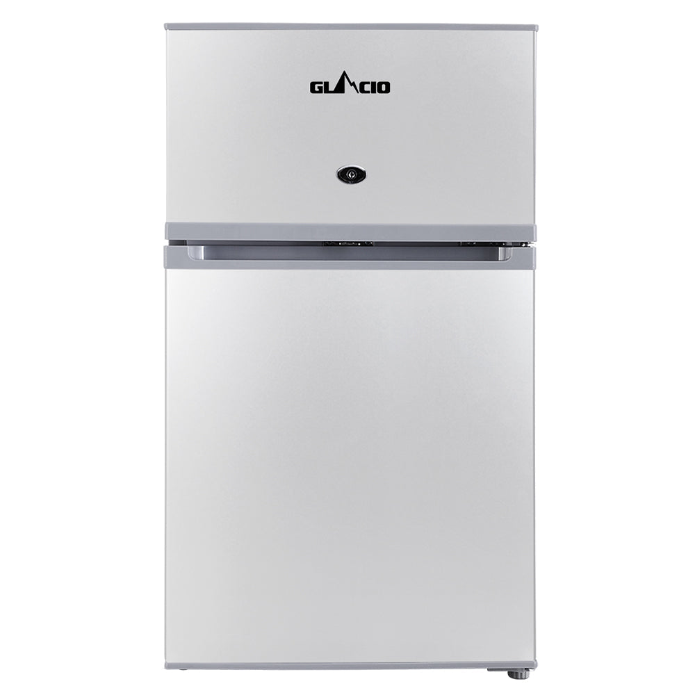 NNEDSZ 65L Portable Fridge Bar Freezer Cooler Upright 12V/24V/240V Caravan Car Silver-0