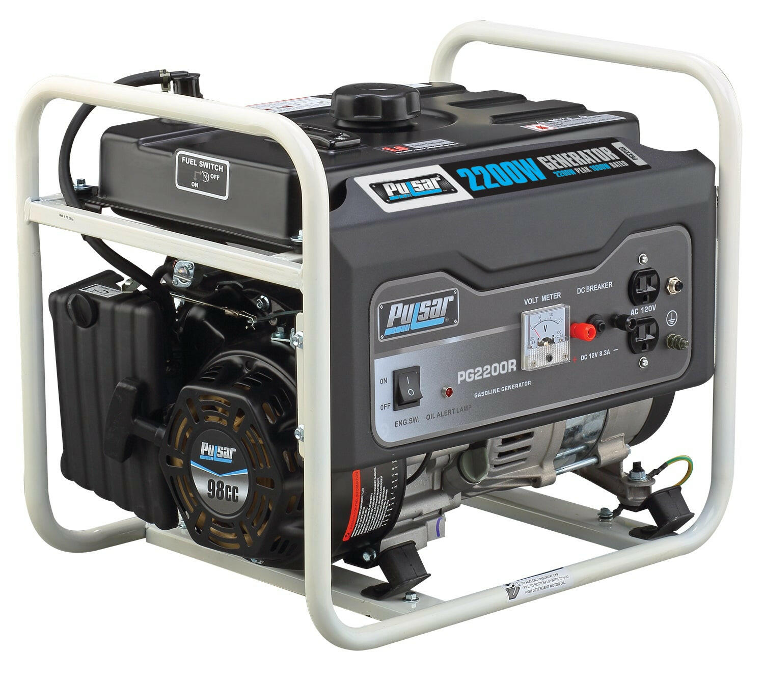 Pulsar Products 2,200-watt Gasoline-powered Portable Generator-0