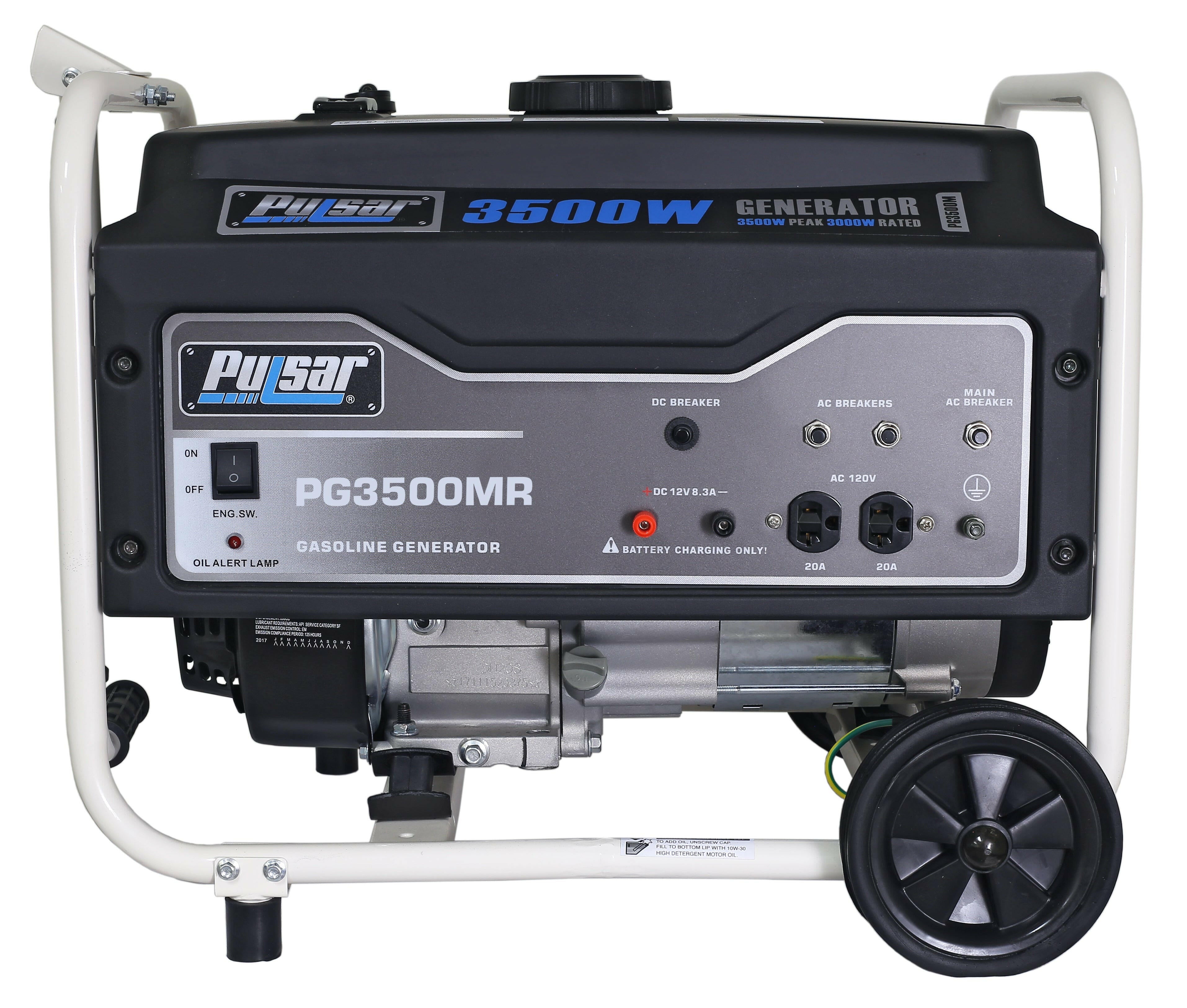 Pulsar 3500-Watt Gas Powered Portable Generator (CARB)-0
