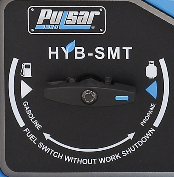 Pulsar Hybrid Dual Fuel Gas Propane Portable Generator 5250W Peak PG5250B-4
