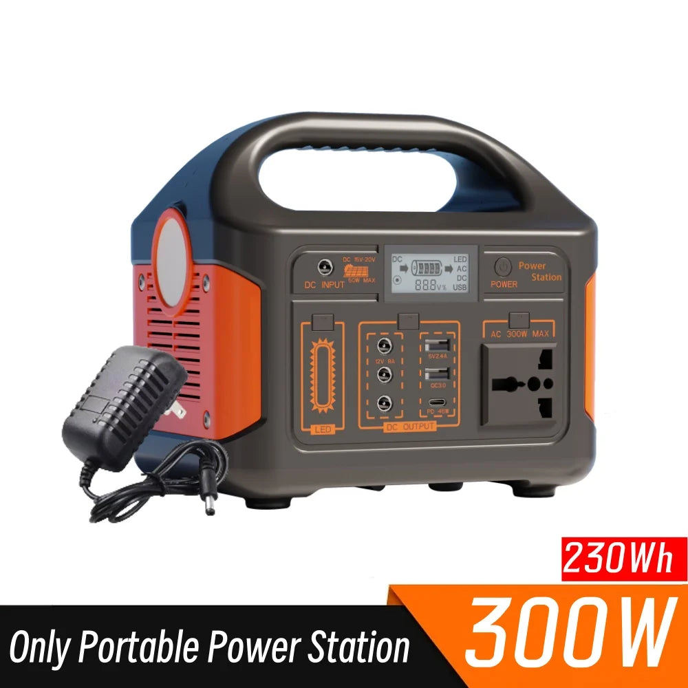 New Arrival Outdoor Portable 500W Power Station Power Generator 110V 220V LED Light Emergency Solar Power Bank for Home Camping-6