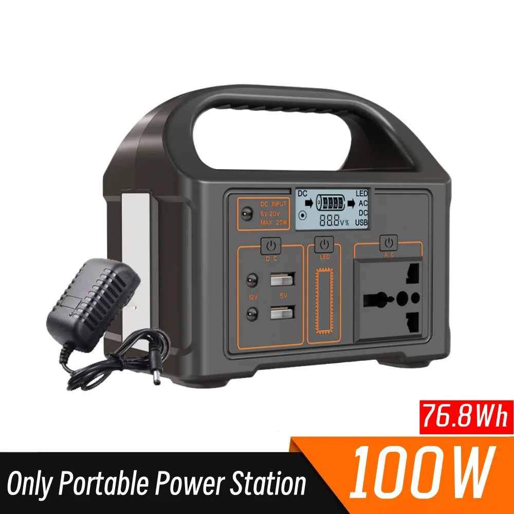 New Arrival Outdoor Portable 500W Power Station Power Generator 110V 220V LED Light Emergency Solar Power Bank for Home Camping-10