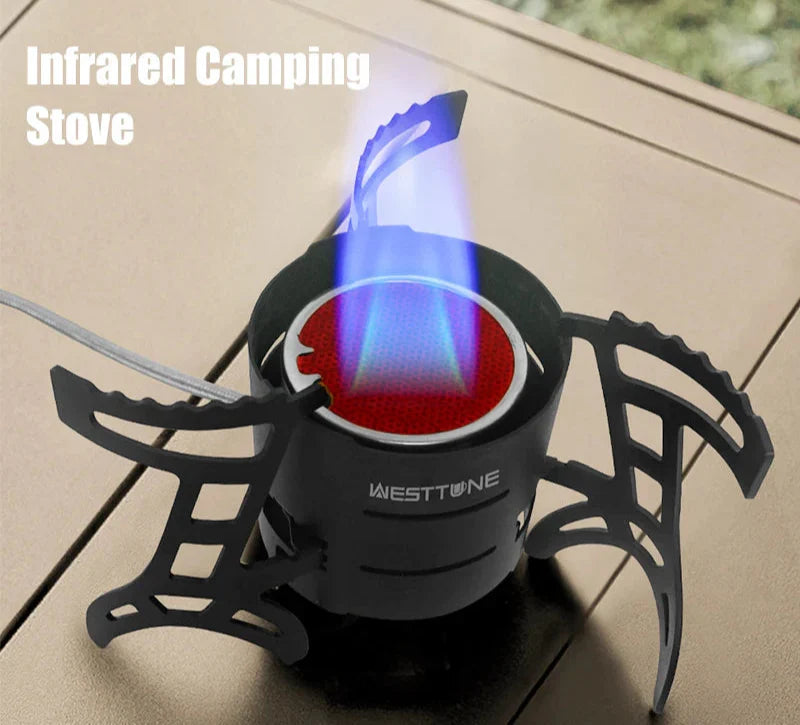 2600W Infrared Camping Stove Black-2
