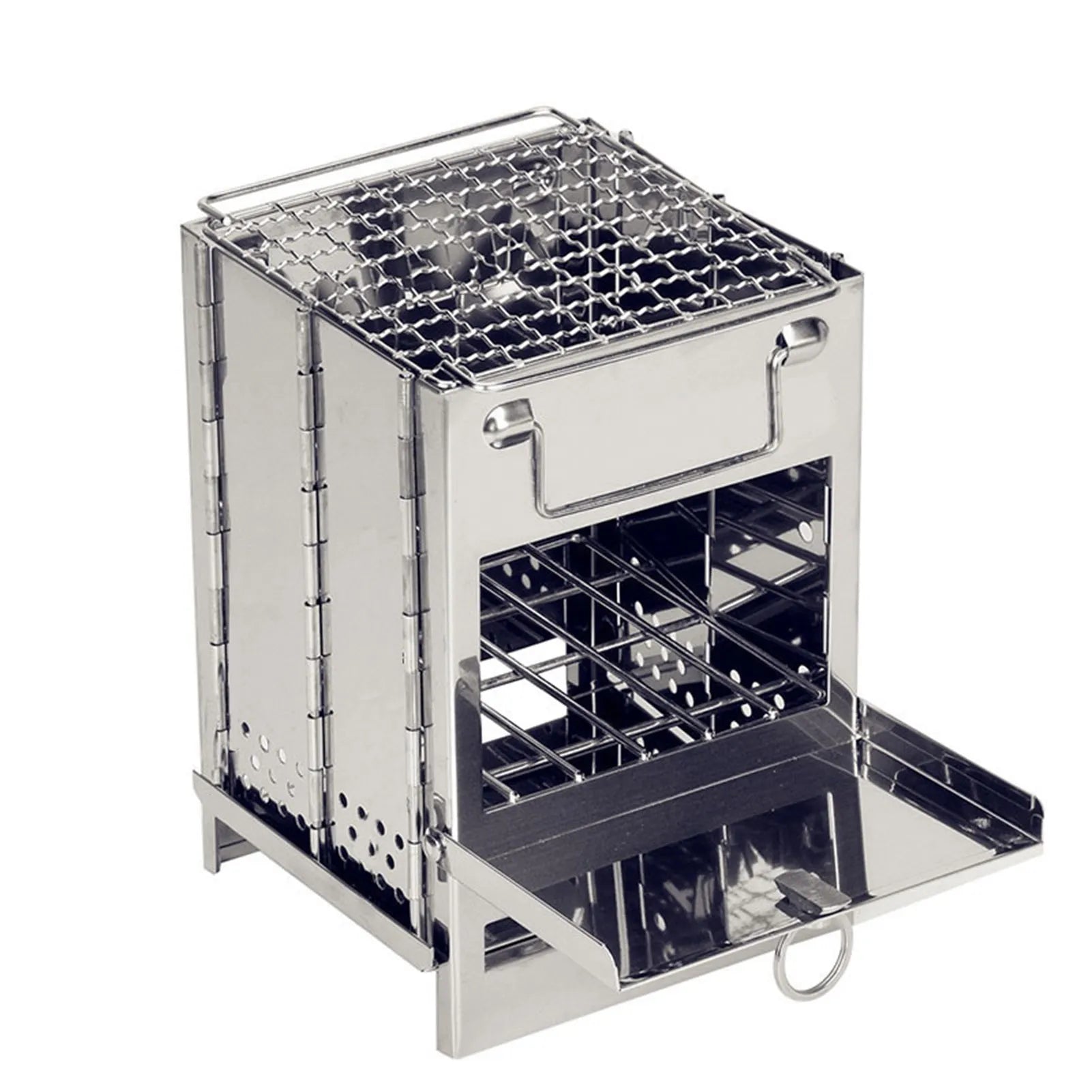 Wood Stove Stainless Steel-0