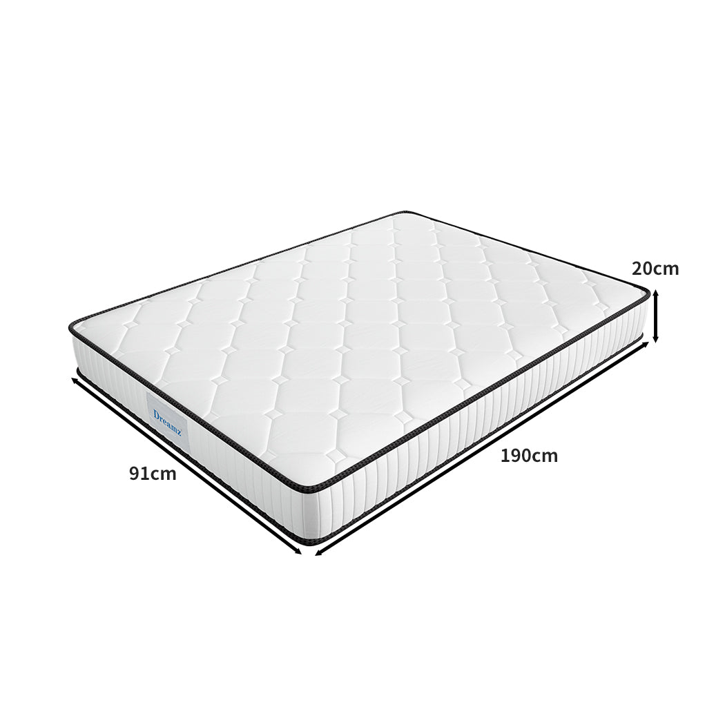 NNEIDS Dreamz Spring Mattress Bed Pocket Tight Single-1