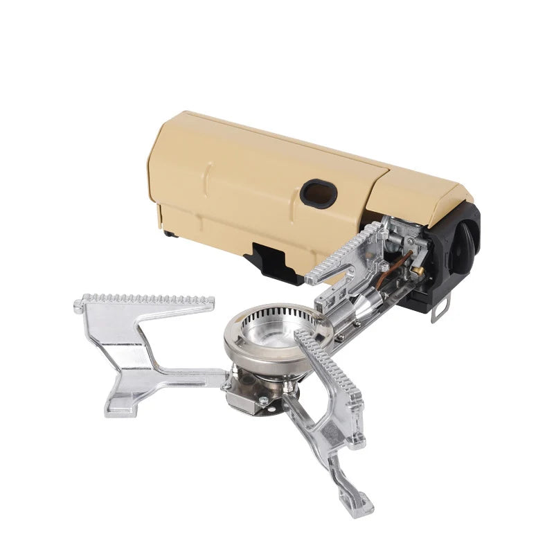 2670W Folding Camping Gas Stove Khaki-0
