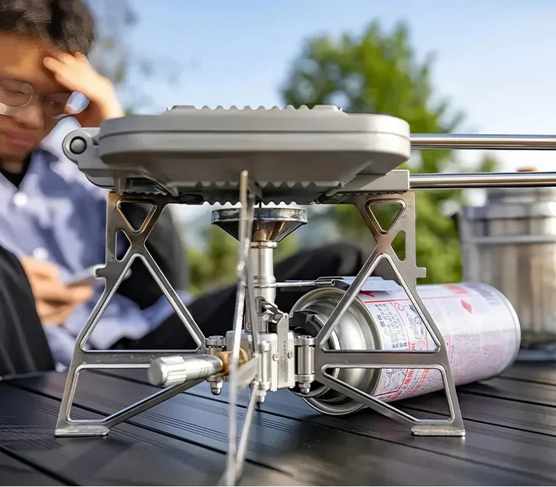 Butterfly Portable Folding Gas Stove Silver-4