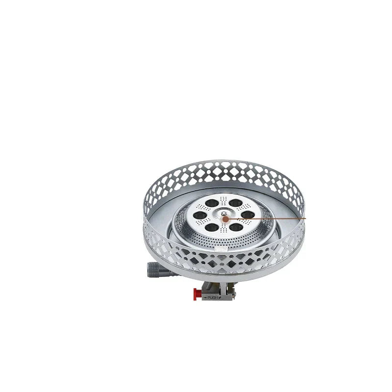 Camping Gas Stove 4.2KW Backpacking Silver-0