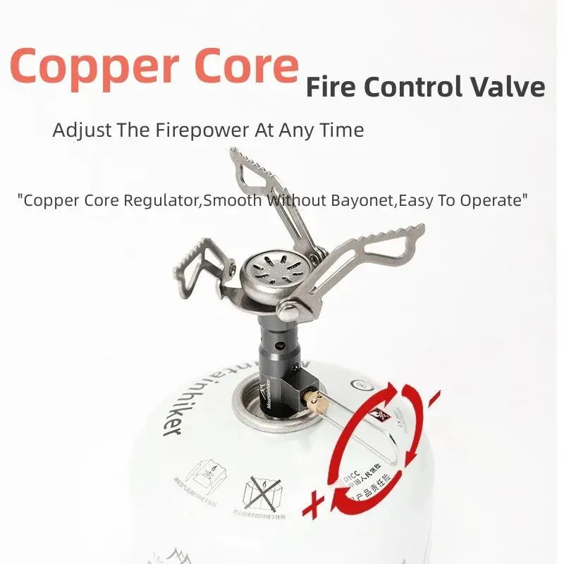 Mini Camping Gas Stove 2500W Silver-2