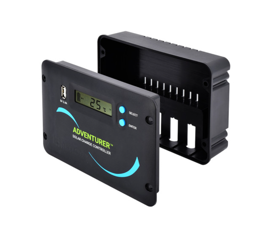 Adventurer Li 30A PWM Flush Mount Charge Controller w/ LCD Display 12V/24V-2
