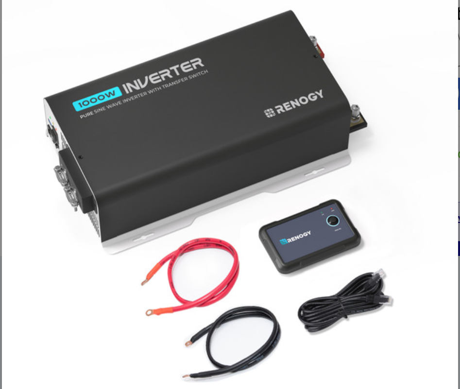 PUH - 12V 1000W Pure Sine Wave Inverter with UPS Transfer Switch and Built-in-0