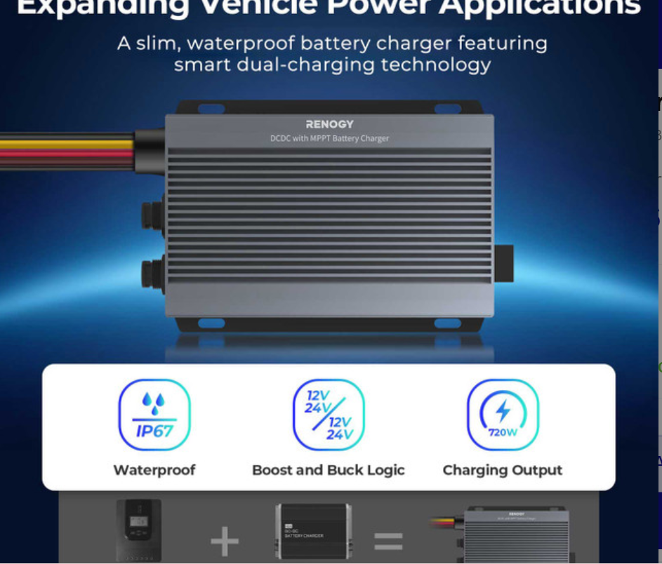 Renogy IP67 DC-DC with MPPT Battery Charger-1