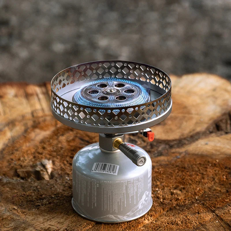 Camping Gas Stove 4.2KW Backpacking Silver-4