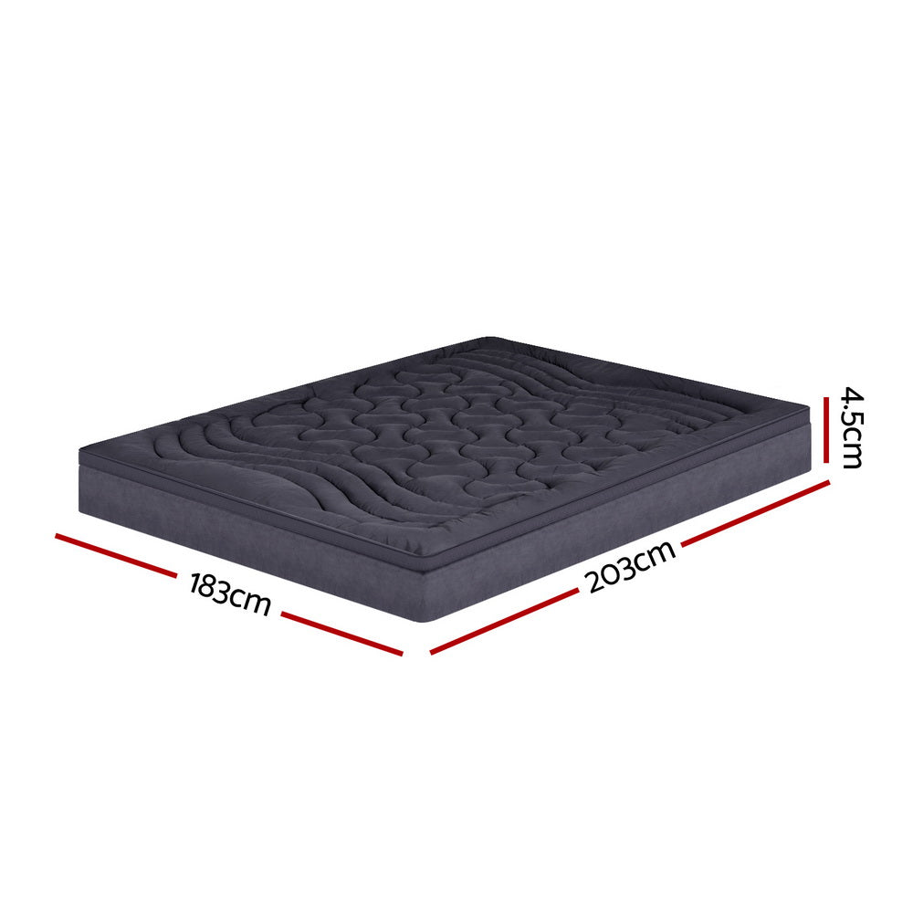 NNEDSZ Bedding Mattress Topper Pillowtop 3-Zone King-1