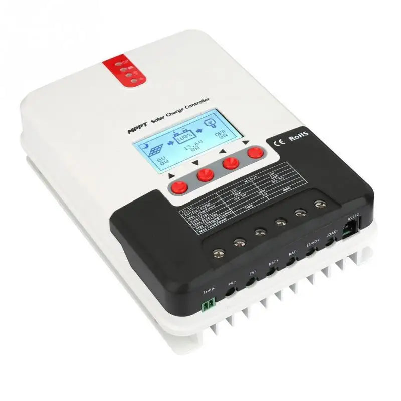MPPT 30A 40A Solar Charge Controller 12V 24V Auto LCD Display Solar Charger Lithium Lead Acid Gel AGM for Max 100V Solar Panel-3