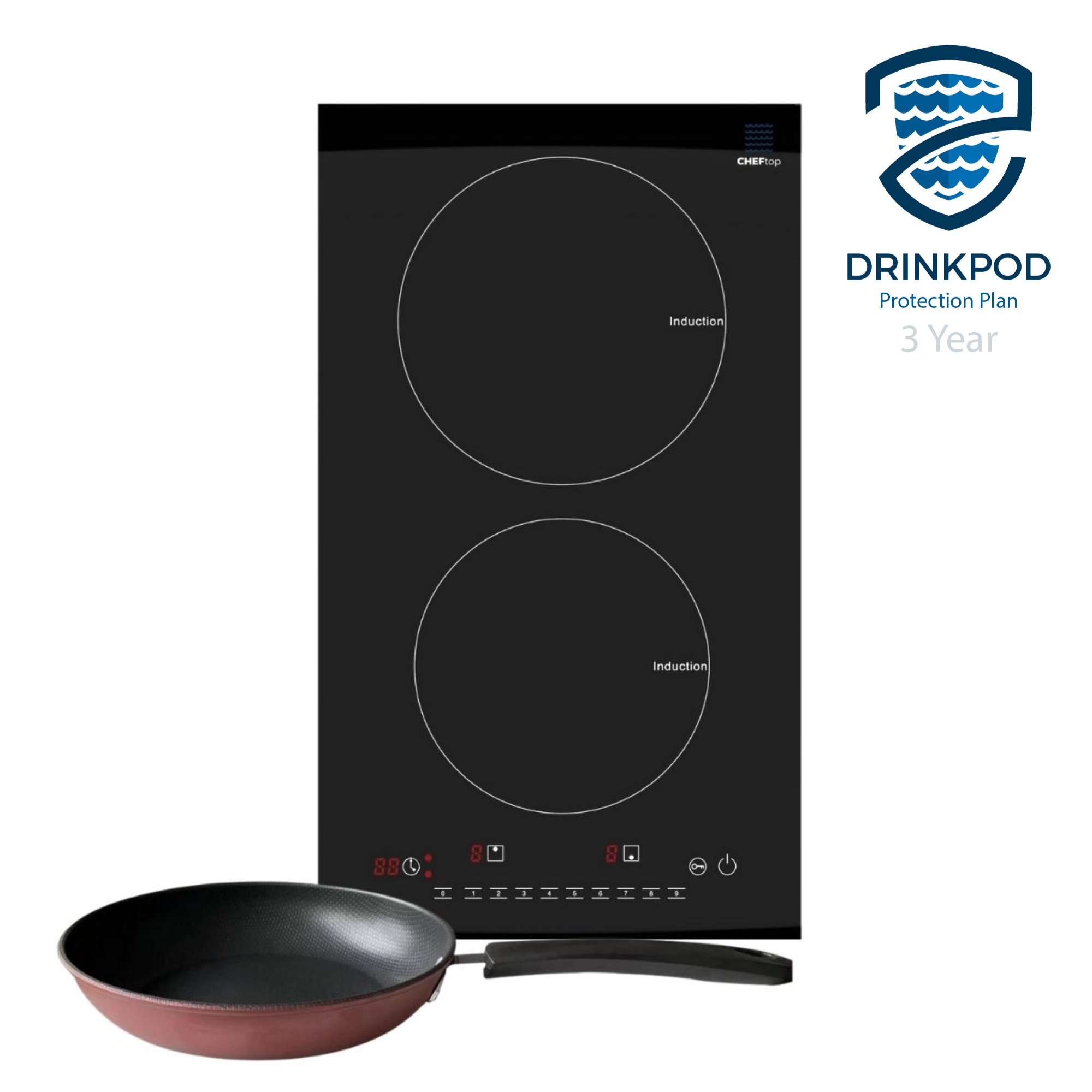CHEFTop Pro - Dual Burner Induction Cooktop With Optional Induction Pan-11