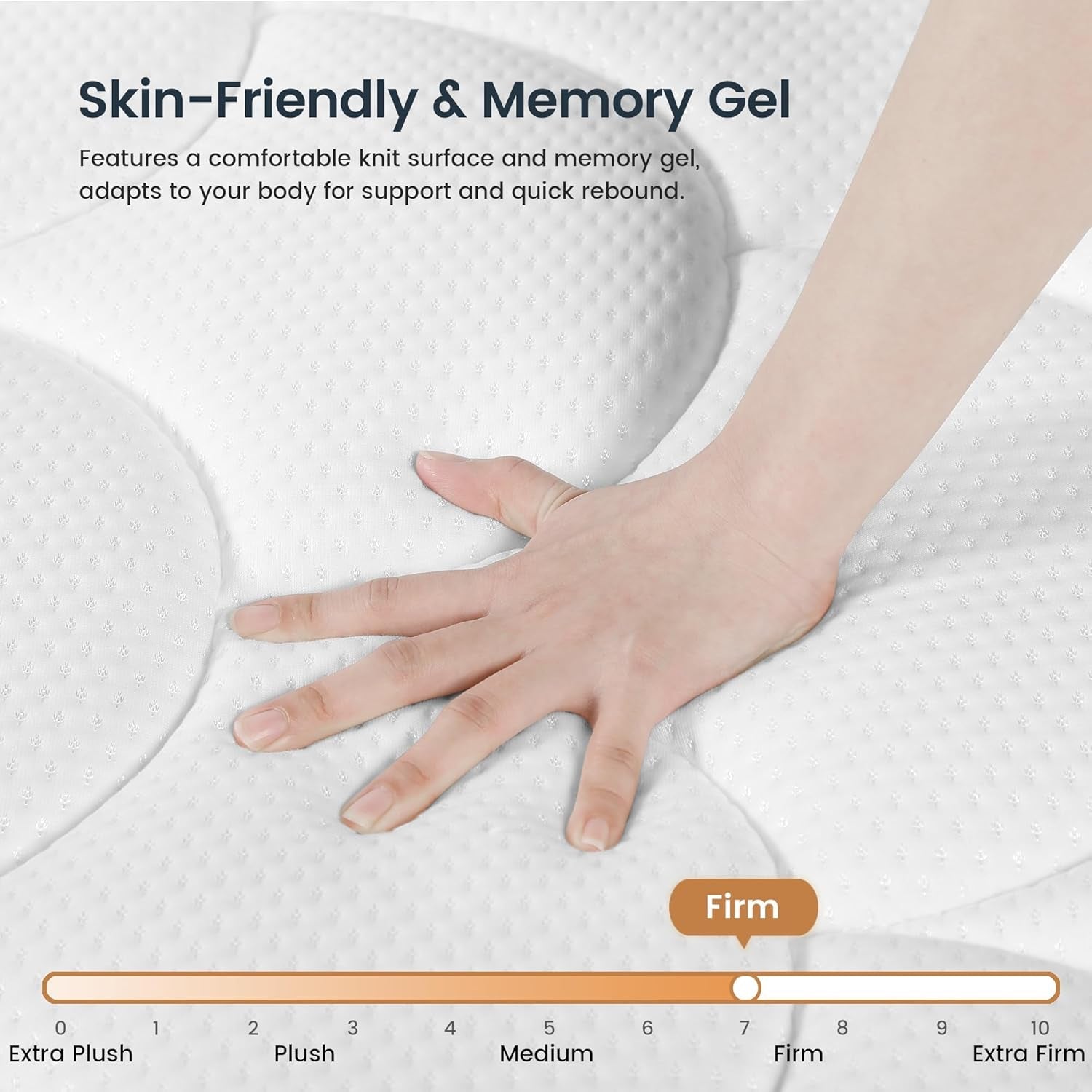 Queen Gel Memory Foam Hybrid Mattress FourteenInchEdgeSupport-4
