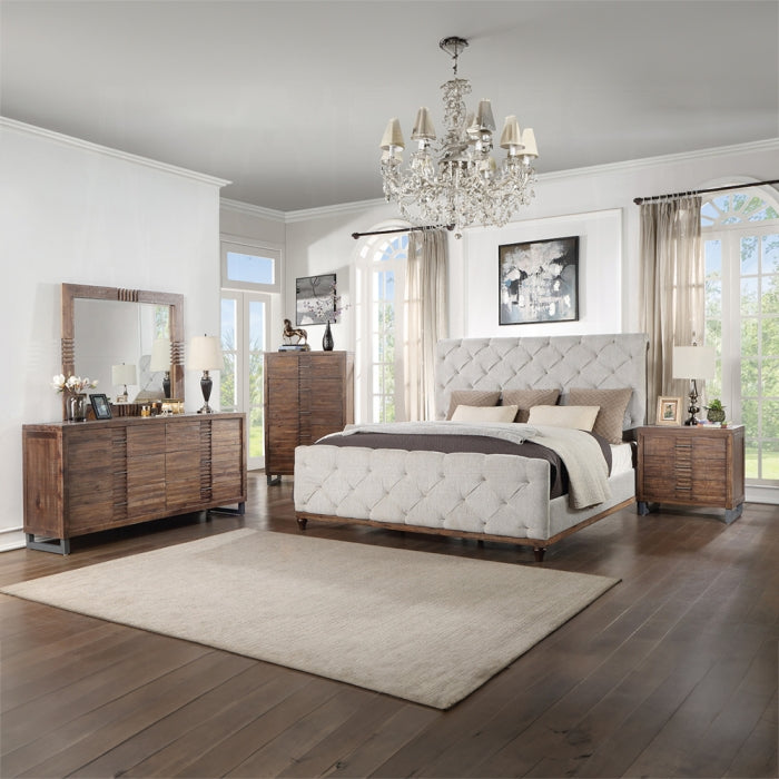 Reclaimed oak bedroom furniture