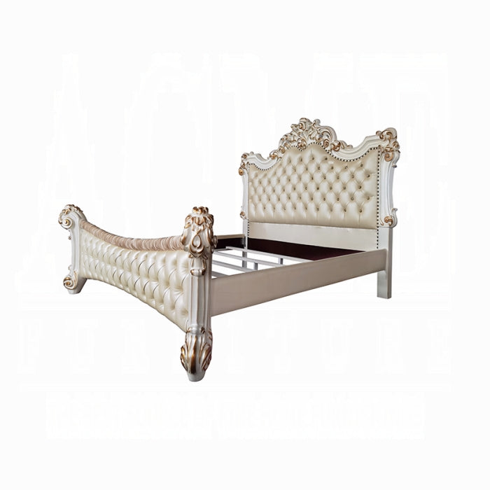 Luxury PU leather upholstered bed