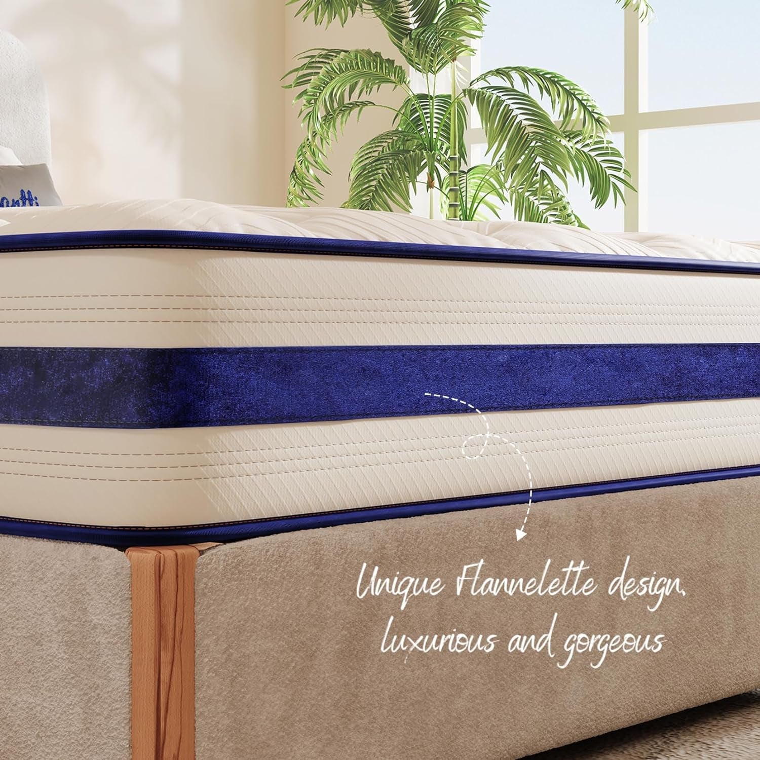 TwinXL 12Inch Hybrid BreathableMemoryFoam PocketSprings Mattress-4